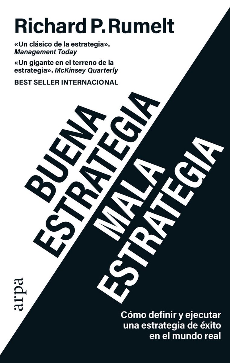 Vanesa_BM's tweet photo. 'Un recurso estratégico es un tipo de bien, bastante duradero, que ha sido construido, desarrollado a lo largo del tiempo, diseñado o descubierto por una empresa y que los competidores no pueden duplicar sin sufrir una pérdida económica'

#BuenaEstrategiaMalaEstrategia https://t.co/96fJxrfqki