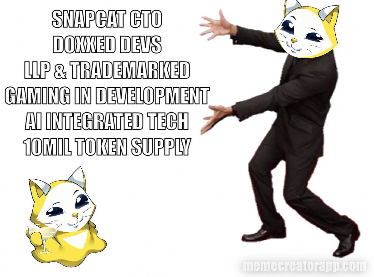 spiffyoldbean's tweet photo. @blknoiz06 Check out what’s cooking over at 👀👻🐱 $SNPCAT: @thetruesnapcat

#SNAPCAT #SNAPCATS #gamefi #NFT #AI https://t.co/mdAT4UBOpt