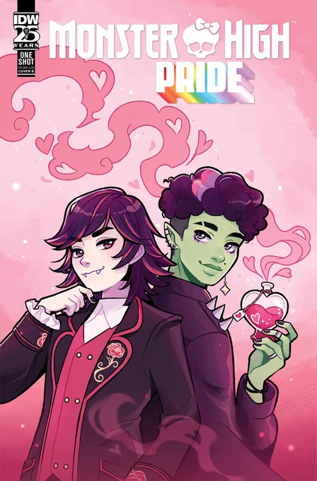 my variant cover for monster  pride ft. my design for spelldon cauldronello  out now !! 