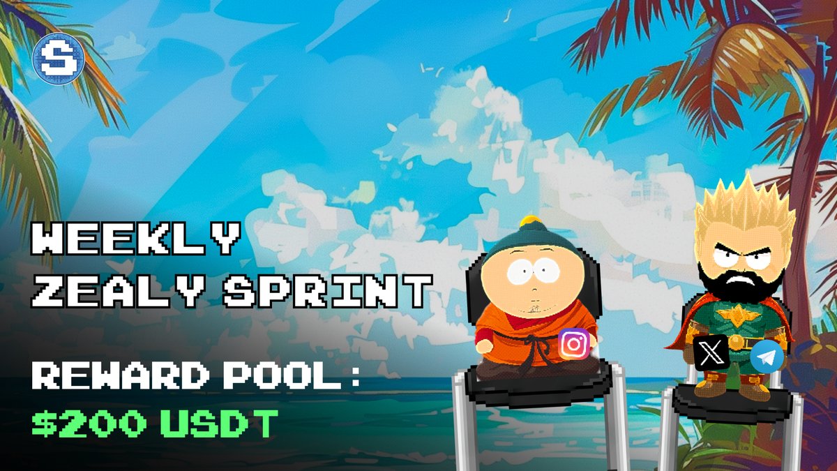 🔔 New Zealy weekly sprint!

👉We are starting our new #ZealySprint right now! Join it here: zealy.io/cw/superbestco…   

Top 10 users on the weekly leaderboard will share the total reward pool of $200 USDT as follows:

1st place🥇- $45
2nd place🥈- $40
3rd place🥉- $30
4th place