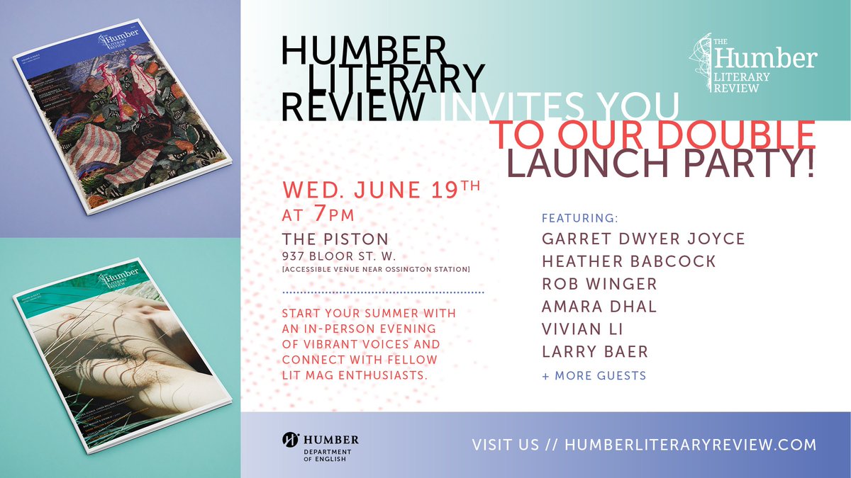 Humber Lit Review (@humberlitreview) on Twitter photo 