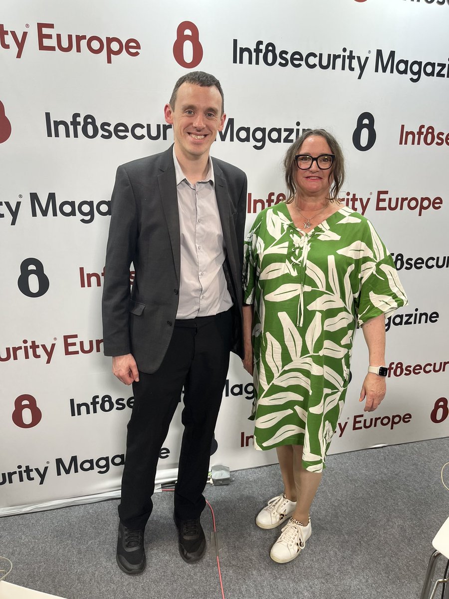Great to chat to <a href="/MindScience6/">Rebecca McKeown CPsychol AFBPsS FHEA</a> about the impact of psychology on decision-making during cyber incidents at the <a href="/InfosecurityMag/">Infosecurity Magazine</a> stand.

Bec discussed how these insights can be leveraged for incident response planning and training #Infosec2024 

Stay tuned for the video, out soon!