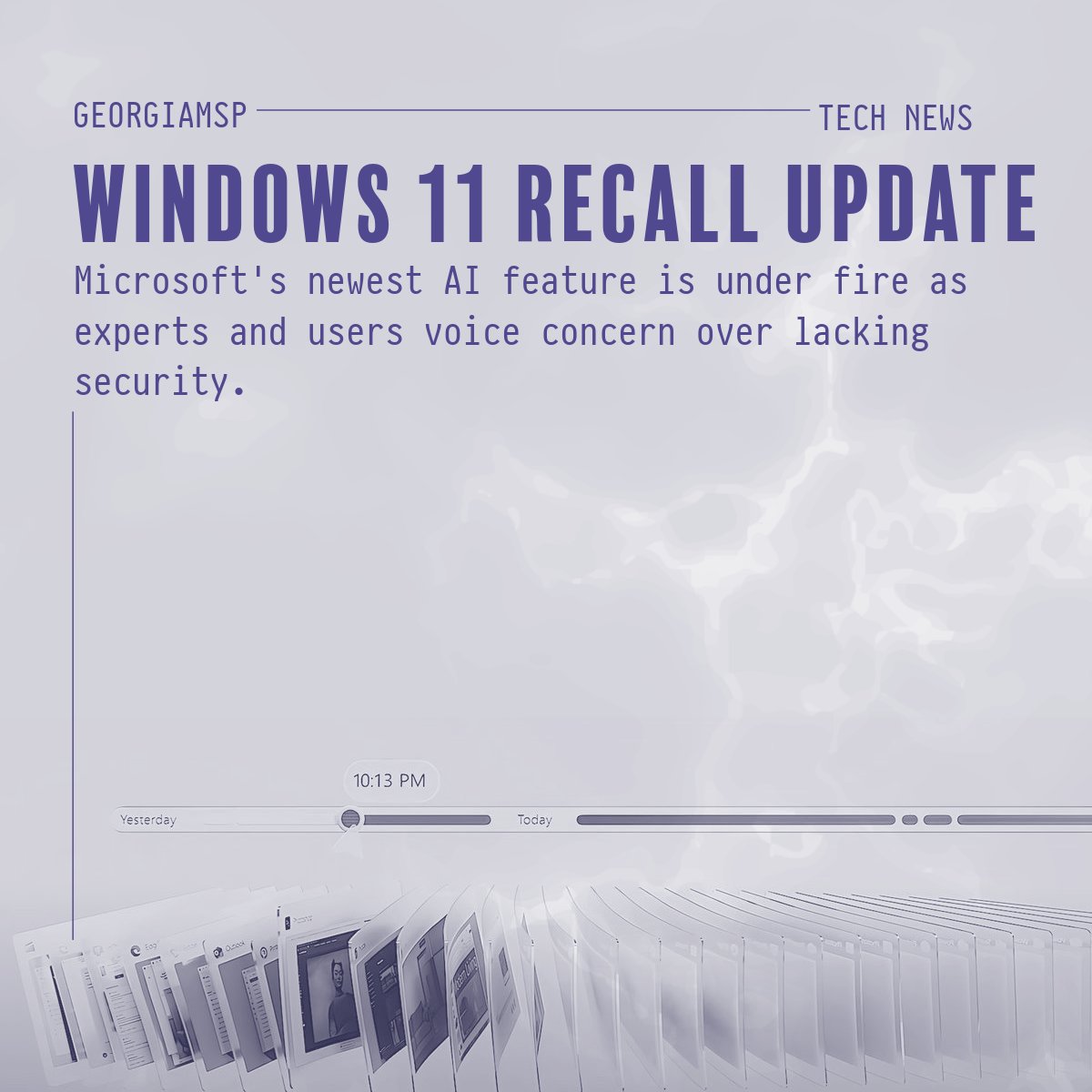 georgiamsp_atl's tweet image. #Windows11Recall - expert Kevin Beaumont exposes major security flaws: plain text data storage, increased malware risk, no content moderation. Disable Recall, use antivirus, stay vigilant, and manage passwords to protect your data.