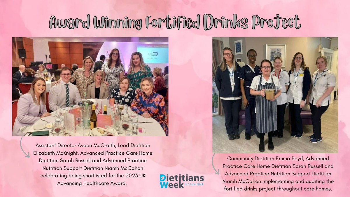 Ashleigh Mills (@ashleighmillsrd) on Twitter photo Another amazing achievement this year in <a href="/setrust/">South Eastern Trust</a> dietetics was our fortified drinks project which has resulted in a 45% reduction in ONS use in care homes <a href="/ElizMcKnightRD/">Elizabeth McKnight</a> <a href="/AllieBirchRD/">Allie Birch</a> <a href="/AshleighMcKeeRD/">Ashleigh McKee</a> <a href="/dietitian_ni/">Christine McColgan RD</a> Another amazing achievement this year in <a href="/setrust/">South Eastern Trust</a> dietetics was our fortified drinks project which has resulted in a 45% reduction in ONS use in care homes <a href="/ElizMcKnightRD/">Elizabeth McKnight</a> <a href="/AllieBirchRD/">Allie Birch</a> <a href="/AshleighMcKeeRD/">Ashleigh McKee</a> <a href="/dietitian_ni/">Christine McColgan RD</a>