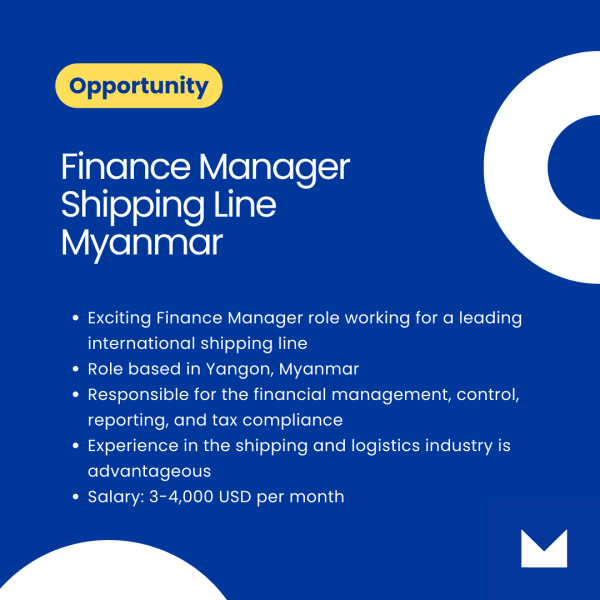 ImpactTalent's tweet photo. Impact Talent is supporting an international shipping line in their search for a Finance Manage to oversee all accounting and finance activities in Yangon, Myanmar. 

#Finance #Shipping #Jobs https://t.co/mcy9ZToUOi https://t.co/jGnF9naBfg