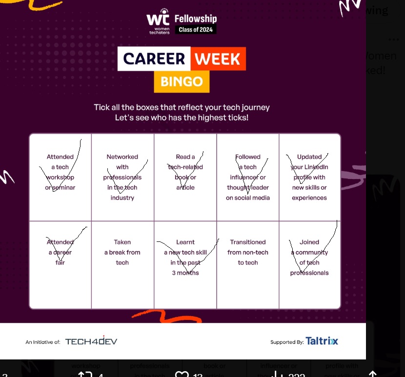 lizmutua's tweet photo. #WTFCareerWeek #WTFC24 #WTFCareerWeek24 #Tech4Dev https://t.co/U2GVTo7EIQ