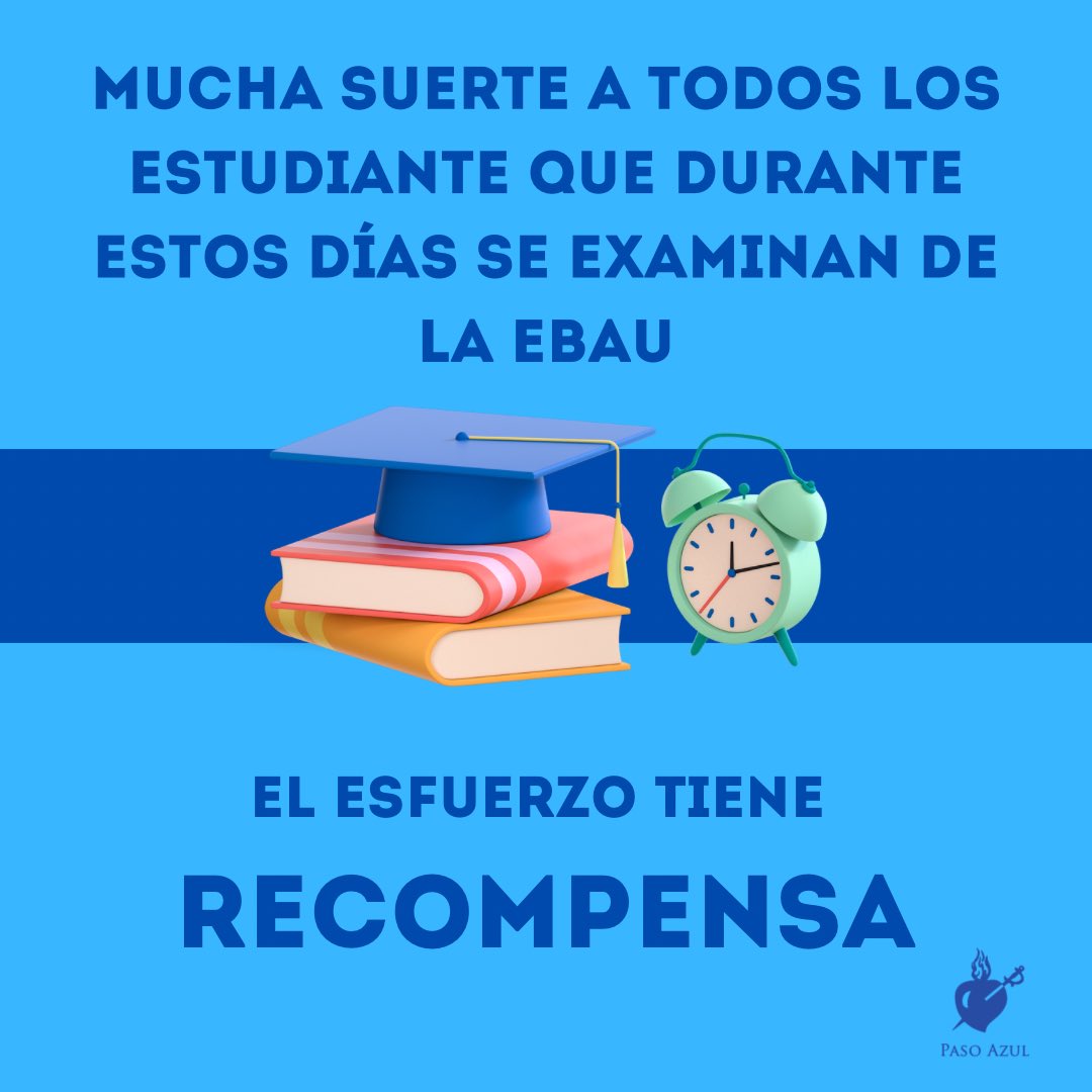 Desde el Grupo Joven del Paso Azul queremos desear mucha suerte a todos los jóvenes que hoy han comenzado su EBAU.

La Virgen de los Dolores os está ayudando.

¡A por ella!