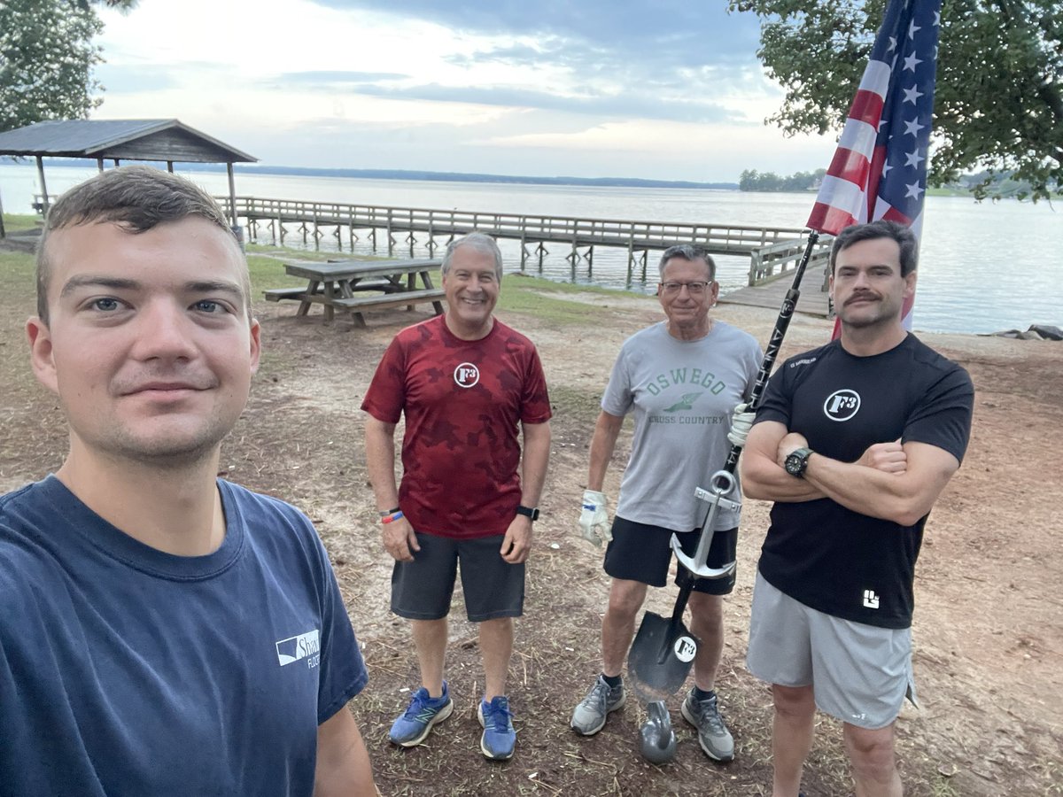F3Anchor_SC (@f3anchor_sc) on Twitter photo 4 Pax post for some early morning KBs, Work was done💪 Great view this morning! See y’all next week👊
<a href="/F3LakeMurray/">F3 Lake Murray</a> <a href="/F3LexSC/">F3 Lexington SC</a> 4 Pax post for some early morning KBs, Work was done💪 Great view this morning! See y’all next week👊
<a href="/F3LakeMurray/">F3 Lake Murray</a> <a href="/F3LexSC/">F3 Lexington SC</a>