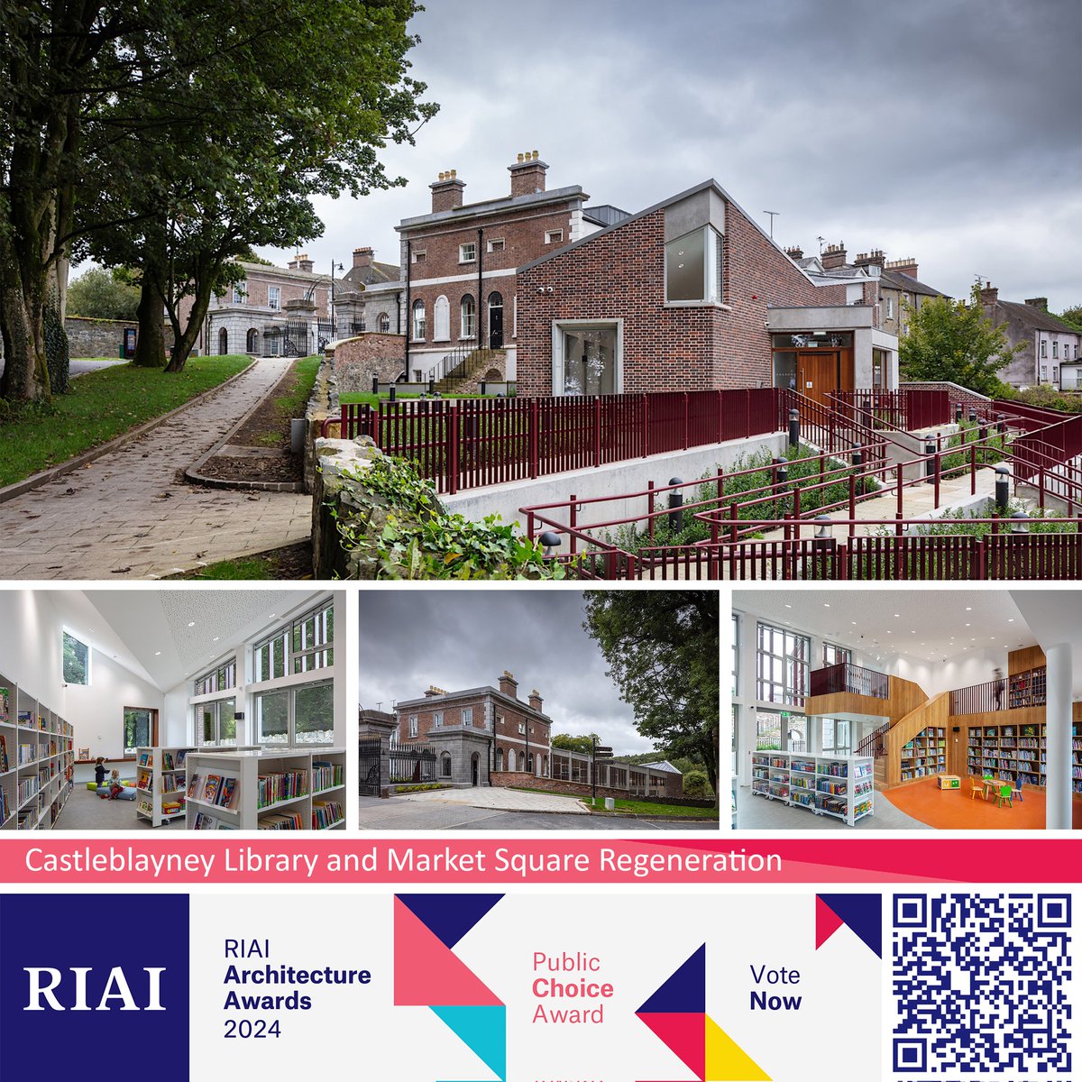 Craftstudio Arch (@craftstudioarc) on Twitter photo Delighted that Castleblayney Library, on behalf of <a href="/MonaghanCoCo/">Monaghan County Council</a> and <a href="/MonaghanCounty/">Monaghan County Library</a> has been shortlisted for the 2024 <a href="/RIAIOnline/">RIAI</a> Public Choice Award. #RIAIPublicChoice
Please take a moment to vote for the project here:
riai.ie/public-choice-… Delighted that Castleblayney Library, on behalf of <a href="/MonaghanCoCo/">Monaghan County Council</a> and <a href="/MonaghanCounty/">Monaghan County Library</a> has been shortlisted for the 2024 <a href="/RIAIOnline/">RIAI</a> Public Choice Award. #RIAIPublicChoice
Please take a moment to vote for the project here:
riai.ie/public-choice-…