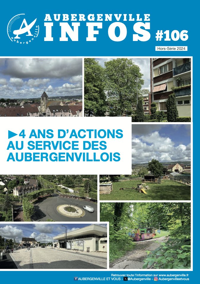 Retrouvez votre AUBER INFOS avec pour ce numéro hors série l'occasion de faire le point sur les projets réalisés, les travaux en cours et à venir menés par Gilles LÉCOLE, Maire #Aubergenville et son équipe municipale depuis 4 ans. aubergenville.fr/sites/aubergen…