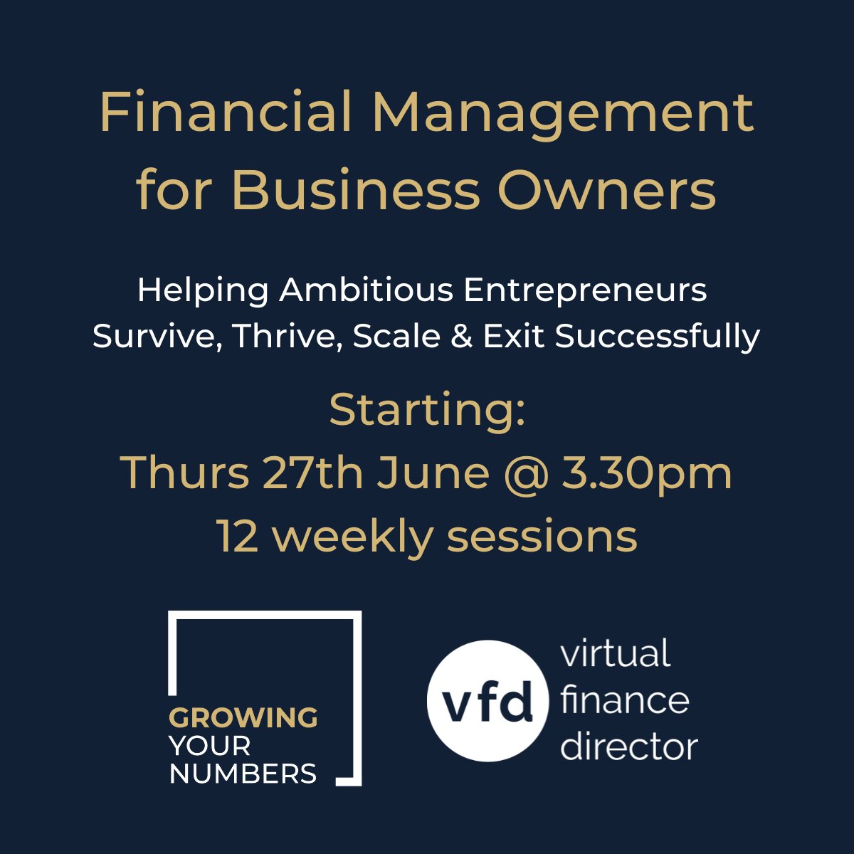 VFDPro's tweet photo. 📅 Join us 21st Mar, 3:30 to 4:30 PM, for the 'Financial Management for Business Owners' course, brought to you by GYN partnering with VFD Pro. 🚀 

🔗 Register now! ➡️  https://t.co/zjThcW0pW2

#entrepreneurship #business #marketing #accountingandaccountants https://t.co/kROy0M3j0D
