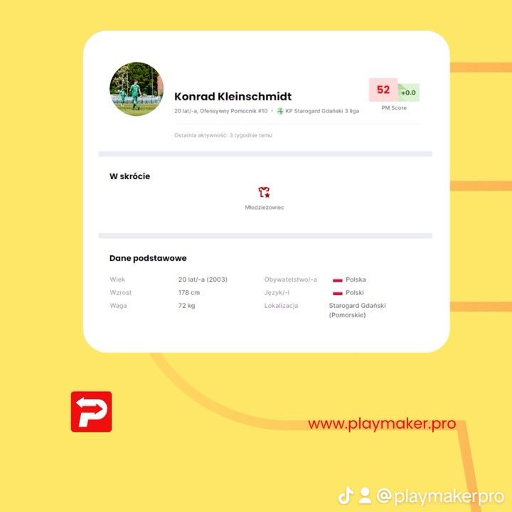 ProPlaymaker's tweet photo. Szukasz wzmocnień do swojego zespołu? Sprawdź profil Konrada Kleinschmidt -> https://t.co/ZAvbzAoMMI https://t.co/sPjRE7eQJV