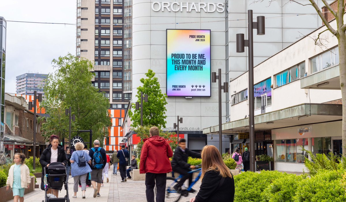 Pride Month is here, and we're thrilled to see our billboards spreading love and visibility across the UK! 🌈

Spreading messages of acceptance and support, we're lighting up streets to remind everyone that being LGBT+ is something to be celebrated every day✨ #Pride #PrideMonth