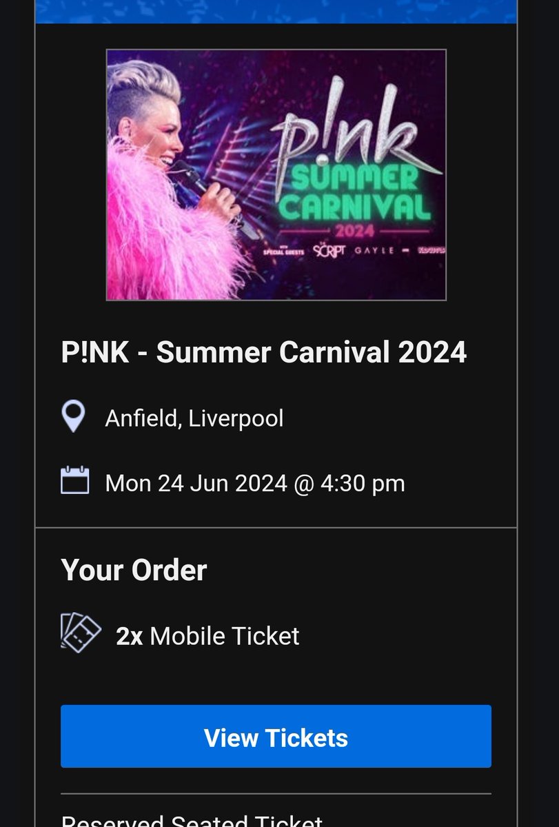 Leonlavender's tweet photo. I have only gone and done it again @Pink #pink #pinkanfield #anfield #liverpool #pinksummercarnival https://t.co/vrj0EscpWV
