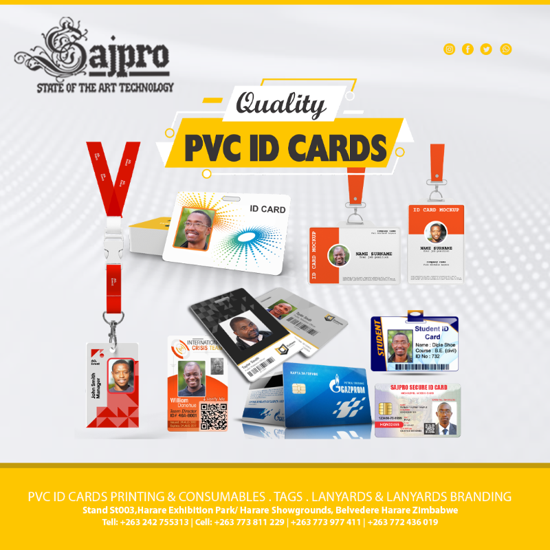 giftsaj's tweet photo. Home of stunning personalized/branded lanyards. Conference Tags| Plain &amp; Branded Lanyards | PVC ID Cards I Event Tickets &amp; Accreditation Services.

We take care of all your business events planning &amp; preparation. Let us professionally deliver yours! +263773811229 I +263772436019
