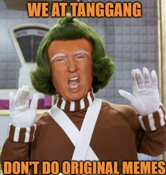Pizza? been done before, Trump? you betcha.🍊 #tanggang