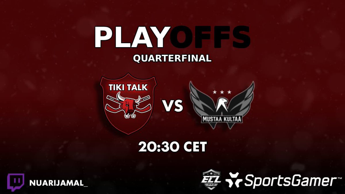 Games 4-7 today🔥🔥🏒
📺twitch:nuarijamal_
#ECL24Spring 
#teponlaivassa