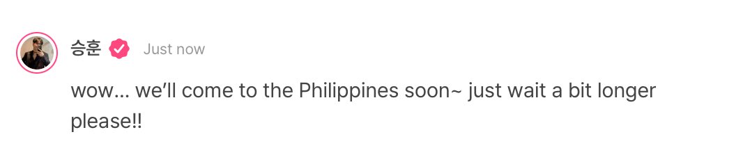 seedfix's tweet photo. seunghun saying they'll come to the philippines soon 🥹💛

excited na filo fix &amp; filo bu 🥹🥹🥹
#BDU #비디유 #승훈 #SEUNGHUN #CIX https://t.co/nsoJmqc6ym