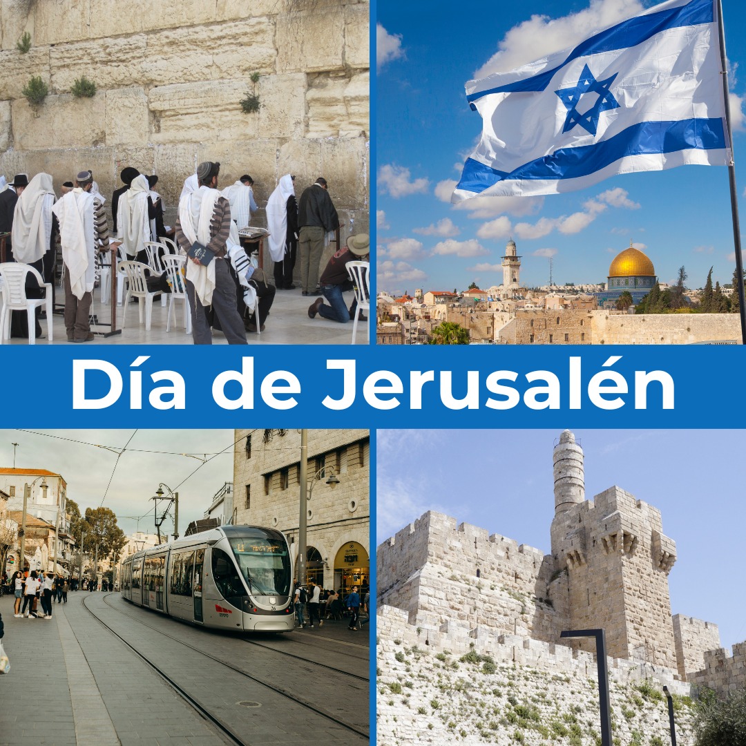 Hoy conmemoramos la reunificación de #Jerusalén, nuestra capital eterna. 

En estos tiempos difíciles, Jerusalén nos da la fuerza y esperanza que necesitamos para seguir luchando por nuestra existencia.

Esta ciudad es un testimonio vivo de la capacidad del pueblo de #Israel para