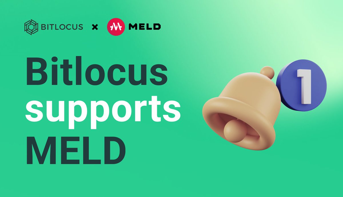bitlocus's tweet photo. 🚀 @bitlocus proudly supports the integration of @onMELD 's blockchain! 

We are now supporting the MELD token and continuously supporting blockchain development.

MELD is the world's first EVM-compatible L1 blockchain with an integrated banking stack. It offers high-speed transactions and permanently low fees. MELD's unique design rewards validators with a portion of the total yield generated by the L&B protocol, fostering a symbiotic relationship among all participants.

Explore it now 👉 https://t.co/TjLGFdascG