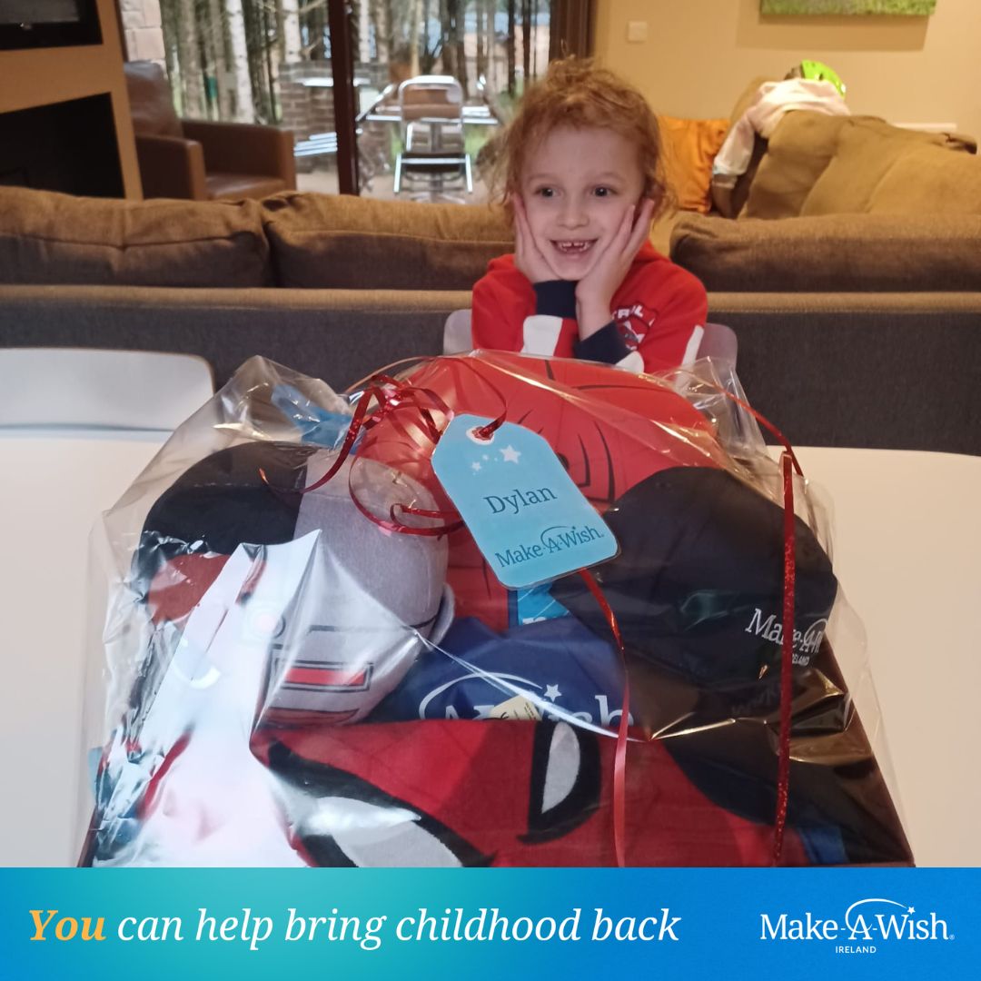 MakeAWish_ie's tweet photo. Meet Dylan, aged 5, who wished for a trip to Center Parcs. He and his family took part in many activities at Center Parcs, including an Easter Forest Discovery Trail, Teddy Bear making, Pottery Painting, and Chocolate Egg Decorating. #wishwednesday #sparkjoy #lightuphope https://t.co/3yEfzj3lYy