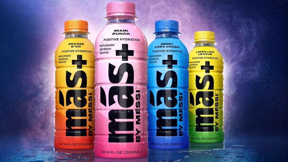 CommanderRJ11's tweet photo. What timeline are we on where Messi is ripping off KSI and Logan Paul with his new drink? https://t.co/lIOx2yI5J0