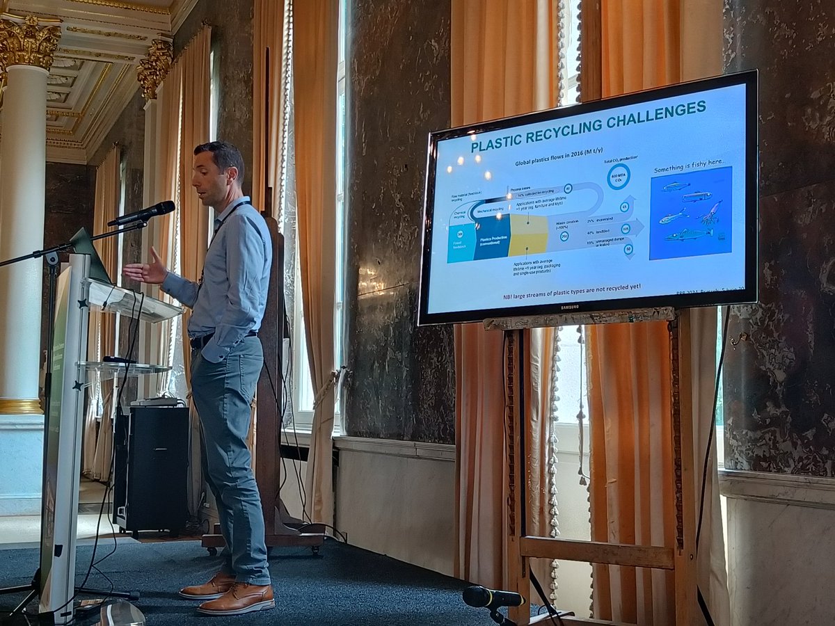 Great presentation on the UPLIFT EU project by <a href="/CristianoVarro2/">Cristiano Varrone</a> #RRB2024 let's make the plastics sector more sustainable with biotechnology!