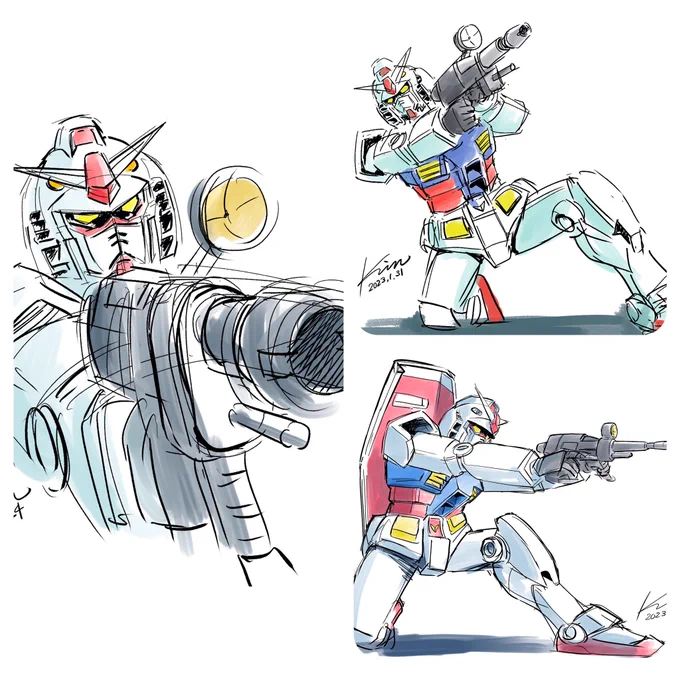 #作画カロリーの低い作品を上げようぜ
ザザザって描いたやつ 