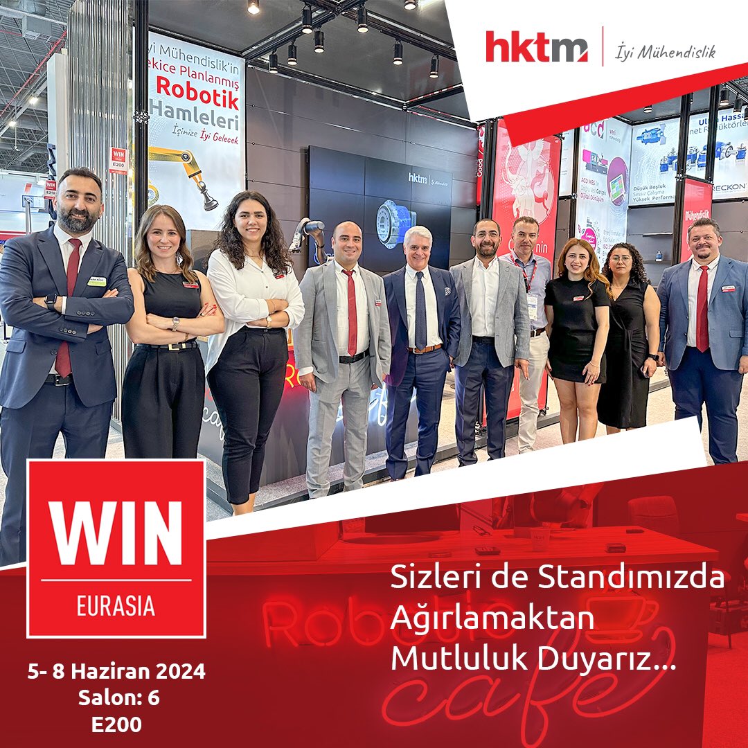 hktm1998's tweet photo. En yeni ürünlerimiz ve çözümlerimizle Win Eurasia Fuarı'ndayız.🚀
#WinEurasia #Win2024
#HareketKontrolTeknolojileri #GoodEngineering https://t.co/X1w9CbjuSn