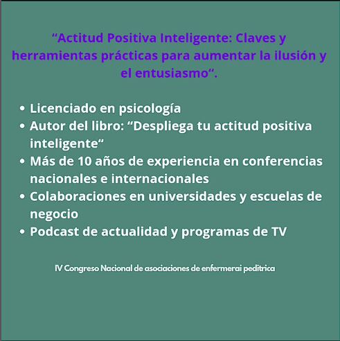 #IVCNADEP Conferencia Inaugural por parte de <a href="/fabian_villena/">Fabián Villena</a> 

📆 3 al 5 de octubre 2024
🏨 Complejo PSN San Juan de Alicante

🔊 Inscripciones abiertas 🔊
✉️ Recepción trabajos hasta 30 junio
💸 Cuota reducida hasta 15 agosto

💻 congreso.fedaep.es