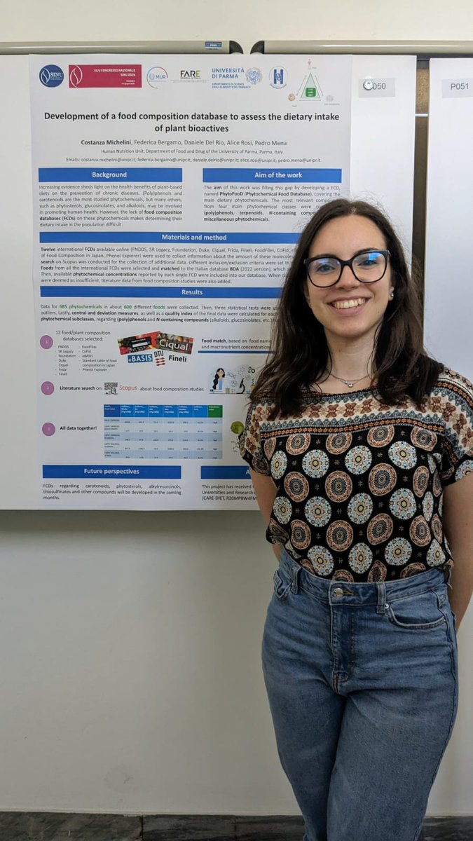 Human Nutrition Unit - University of Parma (@hnunipr) on Twitter photo Our 2nd year PhD student <a href="/costimichelini/">Costanza Michelini</a> presented a poster at <a href="/SINU_Italia/">SINU (Italian Society of Human Nutrition)</a> National Congress untilted "Development of a food composition database to assess the dietary intake of plant bioactives". Our 2nd year PhD student <a href="/costimichelini/">Costanza Michelini</a> presented a poster at <a href="/SINU_Italia/">SINU (Italian Society of Human Nutrition)</a> National Congress untilted "Development of a food composition database to assess the dietary intake of plant bioactives".