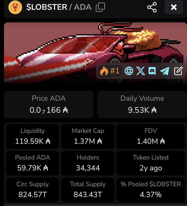 $LOBSTER Token🦞 tweet media
