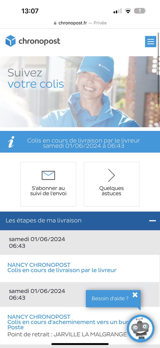 AriesCryptek's tweet photo. @Chronopost @ChronopostSAV 

Est-ce que c’est normal ça !!! et quand votre support technique me donne un délai de trois jours, il me donne comme réponse
Qu’il a bien été livré et qu’on me redonne un délai de cinq jours pour vérifier à nouveau 
Super Chronopost, vraiment super https://t.co/vGcIojUehF