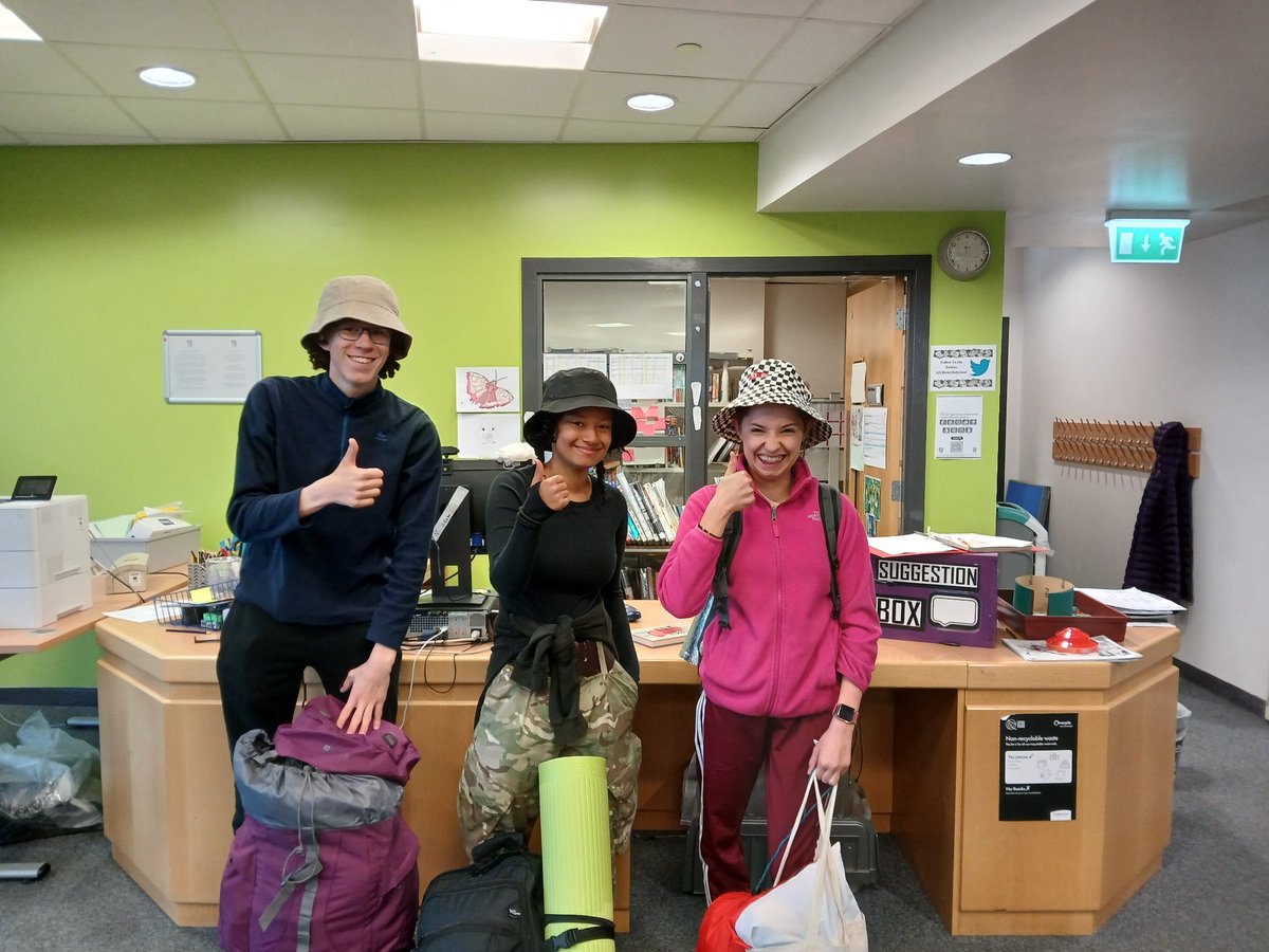 So I always absolutely love it when great readers become great adventurers. Here's proof that <a href="/DofE/">The Duke of Edinburgh’s Award</a> can take the most literate people into the wild! Well done, Sam, Amelia and Gaby for taking your reading journey further (see what I did there?!) <a href="/HolyRoodRCHigh/">Holy Rood RC HS</a>
