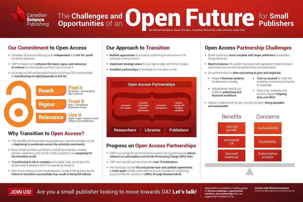 #ICYMI: CSP presented at <a href="/ScholarlyPub/">SSP</a>'s #SSP2024 on the challenges and opportunities for small publishers in an open future. Discover how we're embracing #OpenAccess to enhance the reach, rigour, and relevance of science ⤵️