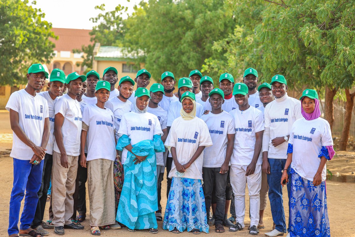 On this #WorldEnvironmentDay, we are inspired by the tree planting campaign led by young people in Sokoto &amp; Katsina states.

They took action to help combat desertification and build resilience against climate impacts. Read more 👉 shorturl.at/jTuEw

#GenerationRestoration