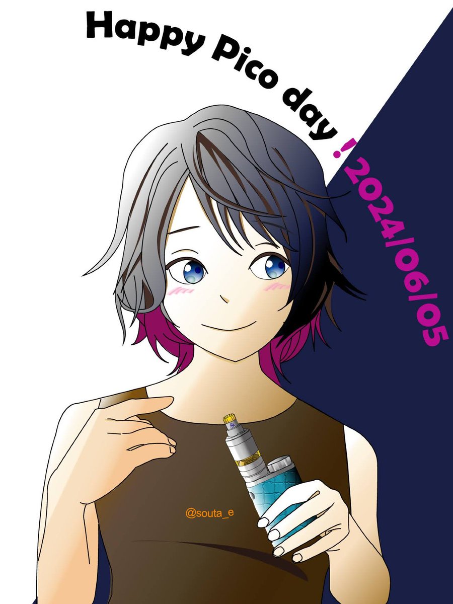 pasta5105's tweet image. #Picoの日 ②
落書きしたよー。

手痛いからなるべく安静にと思うと
逆にやりたくなるんだよねぇ。

バカだわｗ。
※無断連載/利用お断り
#vape 
#ハンチェ