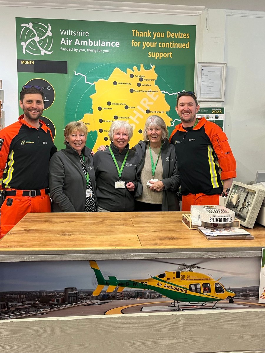 Wiltshire and Bath Air Ambulance Charity (@wbairambulance) on Twitter photo Could you donate your time to our charity shop in Devizes?
Spend time on the shop floor assisting customers and taking payments, or work behind the scenes by preparing stock to be sold.
Email devizesshop@wiltshireairambulance.co.uk Could you donate your time to our charity shop in Devizes?
Spend time on the shop floor assisting customers and taking payments, or work behind the scenes by preparing stock to be sold.
Email devizesshop@wiltshireairambulance.co.uk
