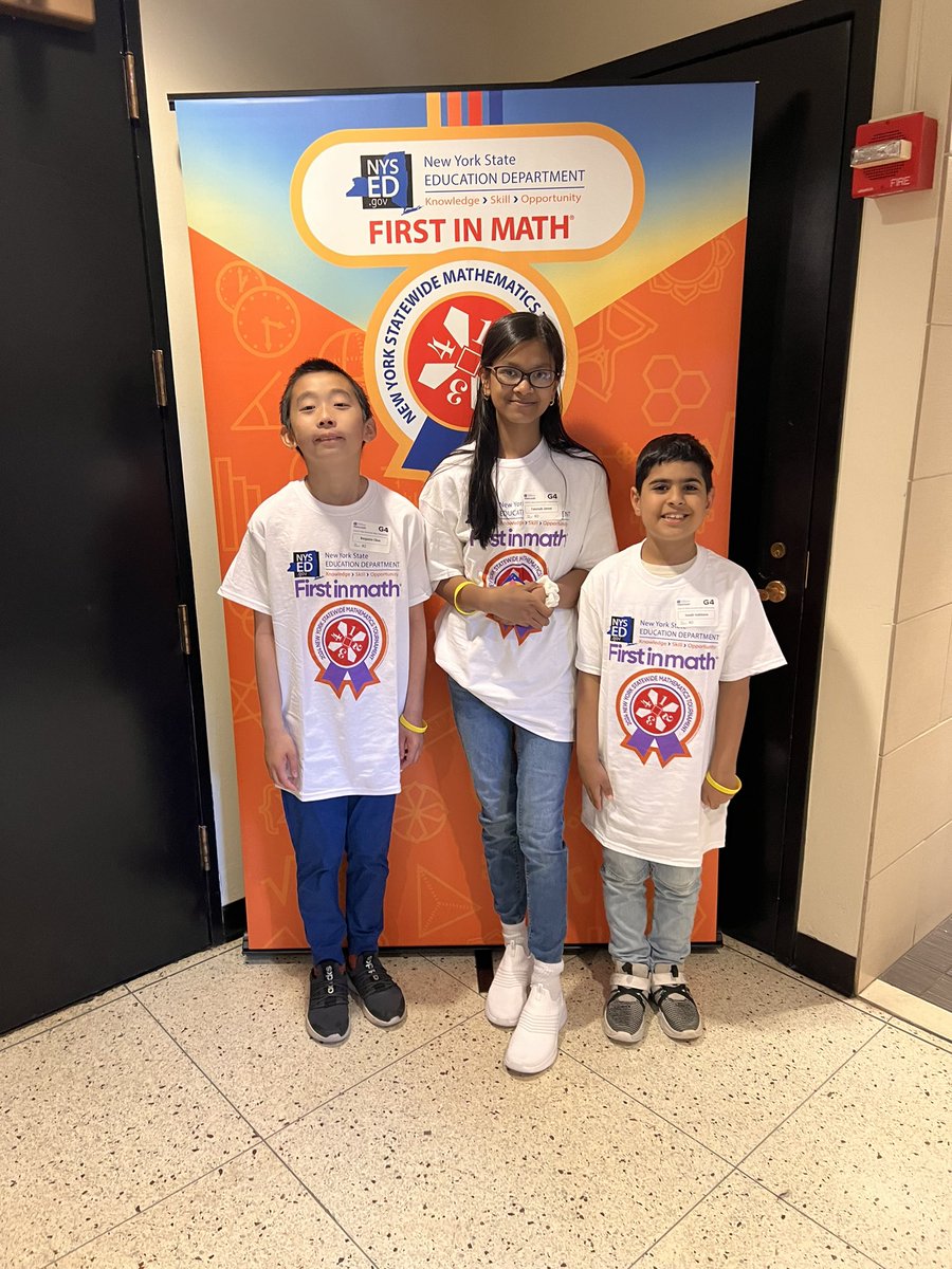 PS173Q's tweet image. So proud of our 4th graders for qualifying to compete in the First In Math Competition in Albany over the weekend! #FirstinMath @D26Team @DOEChancellor