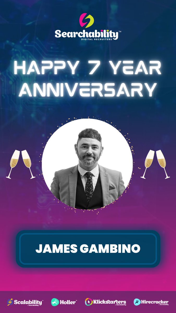 Gambinobility's tweet image. Today marks my 7 year Anniversary at @SearchabilityUK 🙂 
Time flies when you&apos;re having fun!!!
#Anniversary #Searchability #SearchabilityUK #SearchabilityLife #Recruitment #ITRecruitment