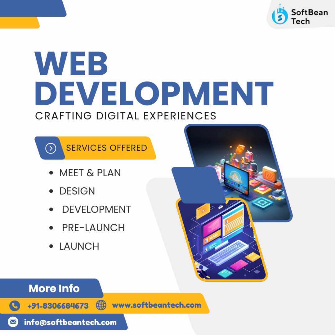 SoftbeanTech's tweet image. Developers and designers at SoftBean Tech specialize in creating tailored websites that look stunning and drive results.
#websitedesignanddevelopment #websitedesigninganddevelopment
#websitesdevelopment #webcontentdevelopment #softbeantech #softbean #tech #jaipur