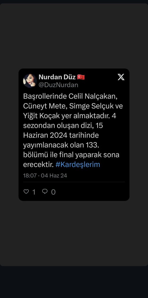Rim_00o's tweet photo. 5 Sezon şansımız var
Reytingleri yükseltelim lütfen
Her cumartesi kardeşlerim dizisini televizyondan izliyoruz.
#SüsÖm #YiğLiz #AyBer #RecMel #YasTol #ElCan #CanSar #Kardeşlerim https://t.co/GBdMaCjLwZ