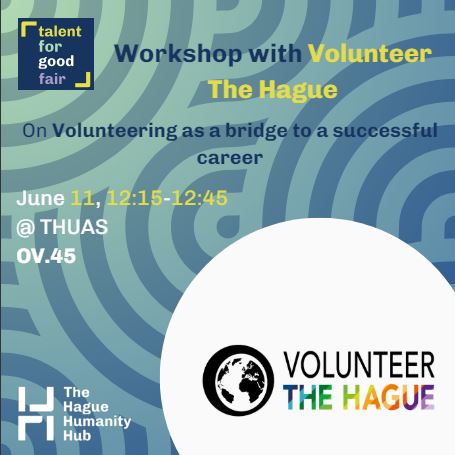 Students and young professionals, don’t miss this chance for career-changing advice and guidance from experts in their fields!
When: June 11, 12:15-12:45 
Where: THUAS, 75 Johanna Westerdijkplein, The Hague 
Sign up here: eventbrite.com/cc/talent-for-…