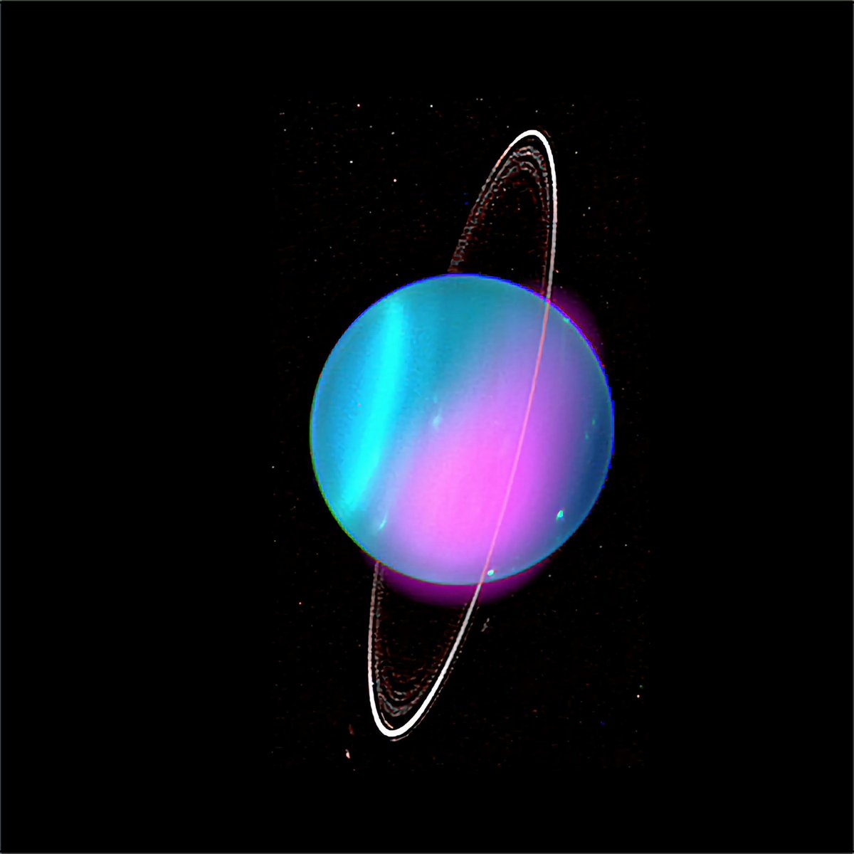 konstructivizm's tweet photo. First X-rays From Uranus Discovered
Credit X-ray: NASA/CXO/University College London/W. Dunn et al; Infrared: W.M. Keck Observatory Release Date March 31, 2021 https://t.co/Wr273hdoUO