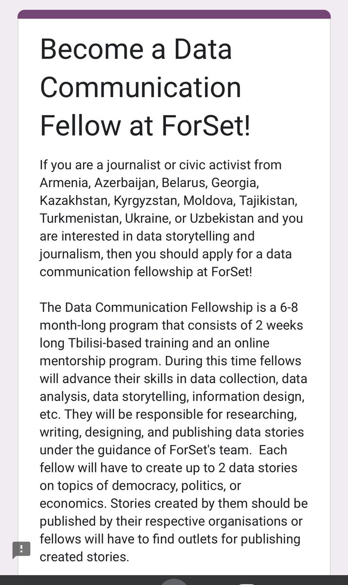 Nearly fully-funded opportunity (all expenses covered except of insurance). Deadline: June 9.

(Not affiliated, just passing): 

docs.google.com/forms/d/e/1FAI…