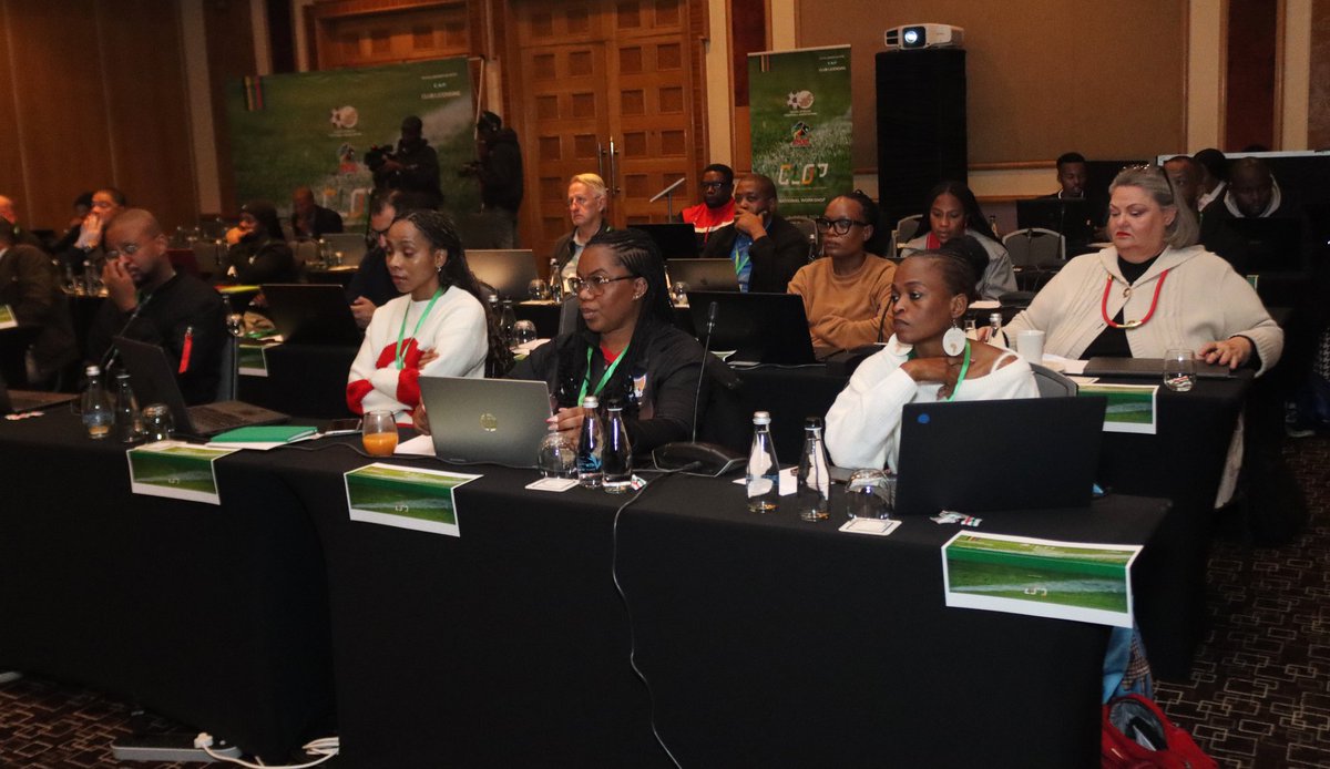 SAFA_net's tweet photo. It is the second day of the Club Licensing Online Platform National Workshop that is being hosted by the Confederation of African Football and the South African Football  Association in Johannesburg. Premier Soccer League and Hollywoodbets Super League clubs are attending. https://t.co/1UujC3sA5w