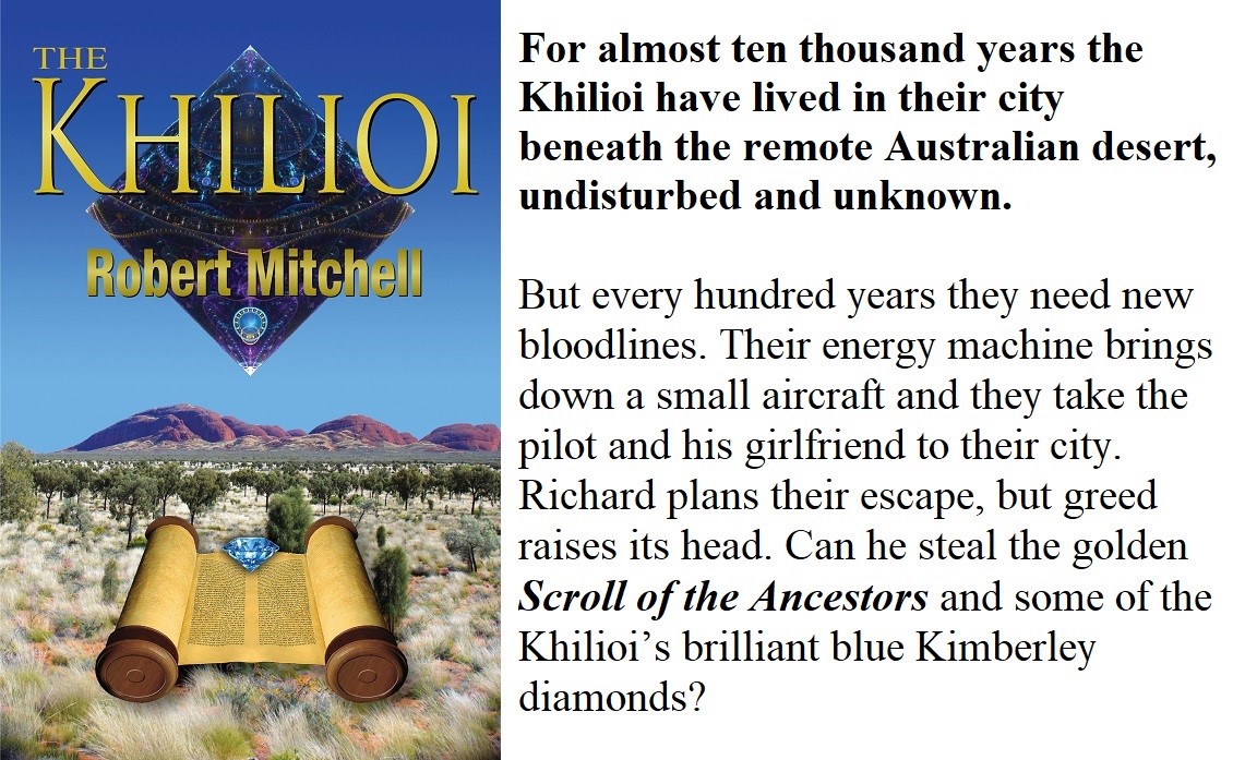 #FREE #eBOOK until 7th June (US date)
The Deka can read minds, and hear every thought.
Richard thinks he can fool them.
If he fails, he and Gina will become mindless slaves, trapped in this ancient city for the remainder of their short lives.
amazon.com/KHILIOI-Robert…