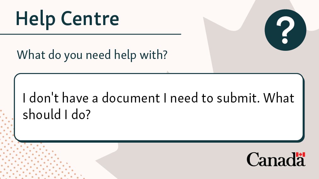 If you are missing a document required for your application (one that is listed in the checklist or that we requested from you), your application could be delayed, returned to you or refused. There are some things you can do instead. 

Learn more: ow.ly/fC8750S8UpU