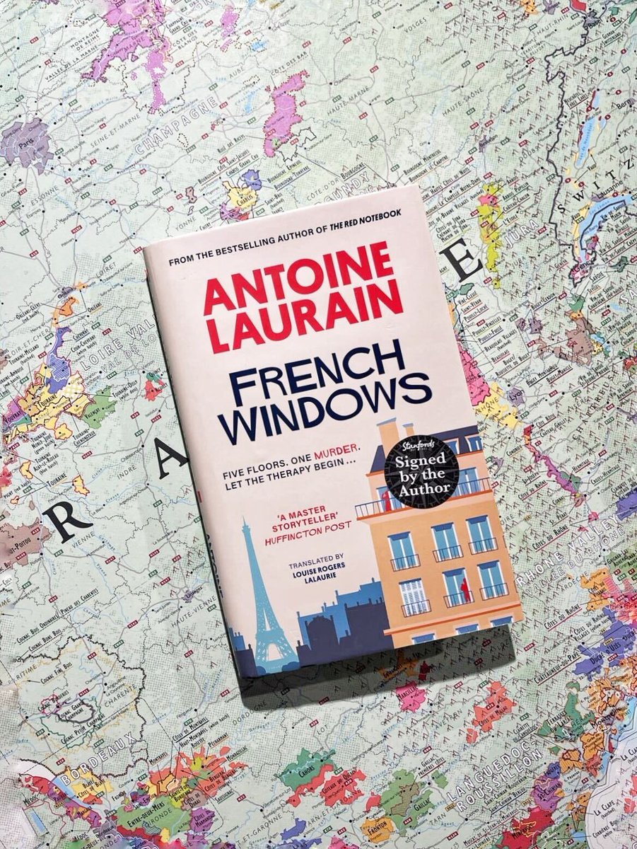 Always a pleasure having best-selling Author Antoine Laurain in Stanfords! Thank you everyone for joining us at the French Windows Event 🇫🇷📕 

French Windows is the brilliant new novel by Antoine Laurain! Signed copies available✍️
stanfords.co.uk/french-windows…
<a href="/GallicBooks/">Gallic Books</a>
