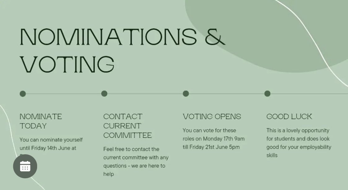 Calling all YSJ OT students! It is now time to nominate and vote for the next committee. Nominations are now opened until Friday 14th June 5pm. Good luck! 💚
ysjsu.com/elections/list